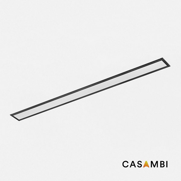 Via EVO встраиваемый светильник 1140 51W 4000K черный Casambi Faro