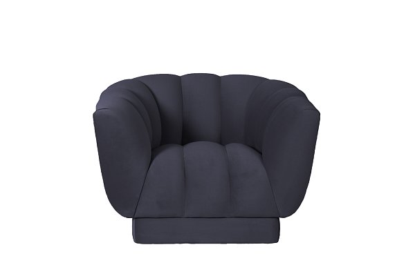 Кресло Fabio велюровое синее Garda Decor FABIO-1-2K-СИНИЙ-Gen12