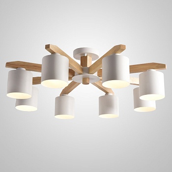 Потолочная люстра CRISS L8 White by ImperiumLoft