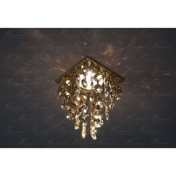 Встраиваемый светильник Kantarel Grape CD 020.3.13 golden teak