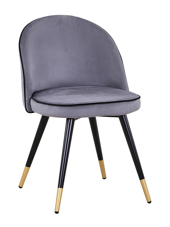 Стул Gabi LUX велюр серый Stool Group
