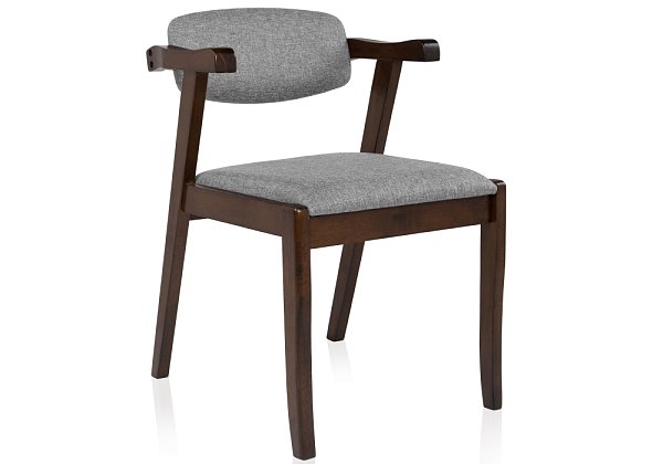 Стул деревянный Woodville Fit cappuccino / grey 11392