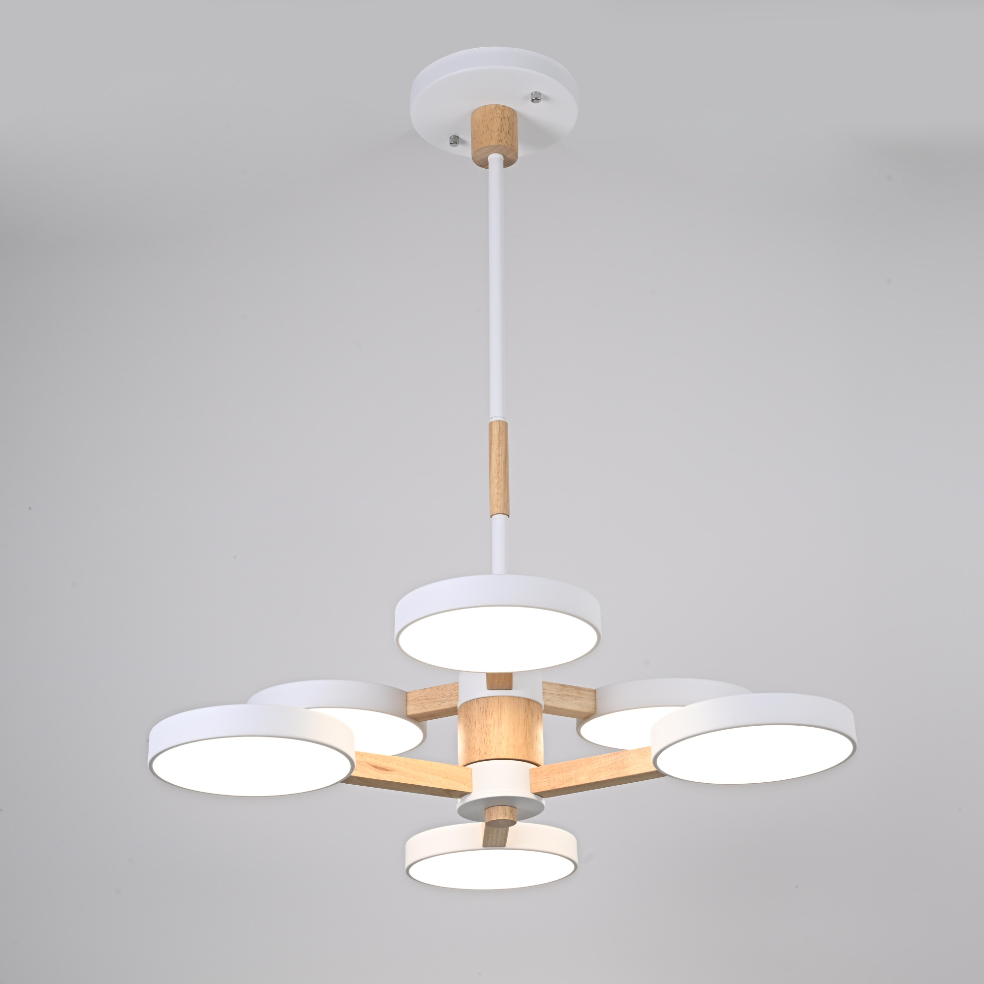 Подвесная люстра TURNA DBL L6 White by ImperiumLoft
