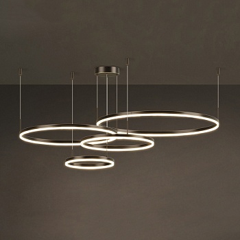 Подвесная люстра CRUISE BLACK LUX D60+80+100+120 by ImperiumLoft