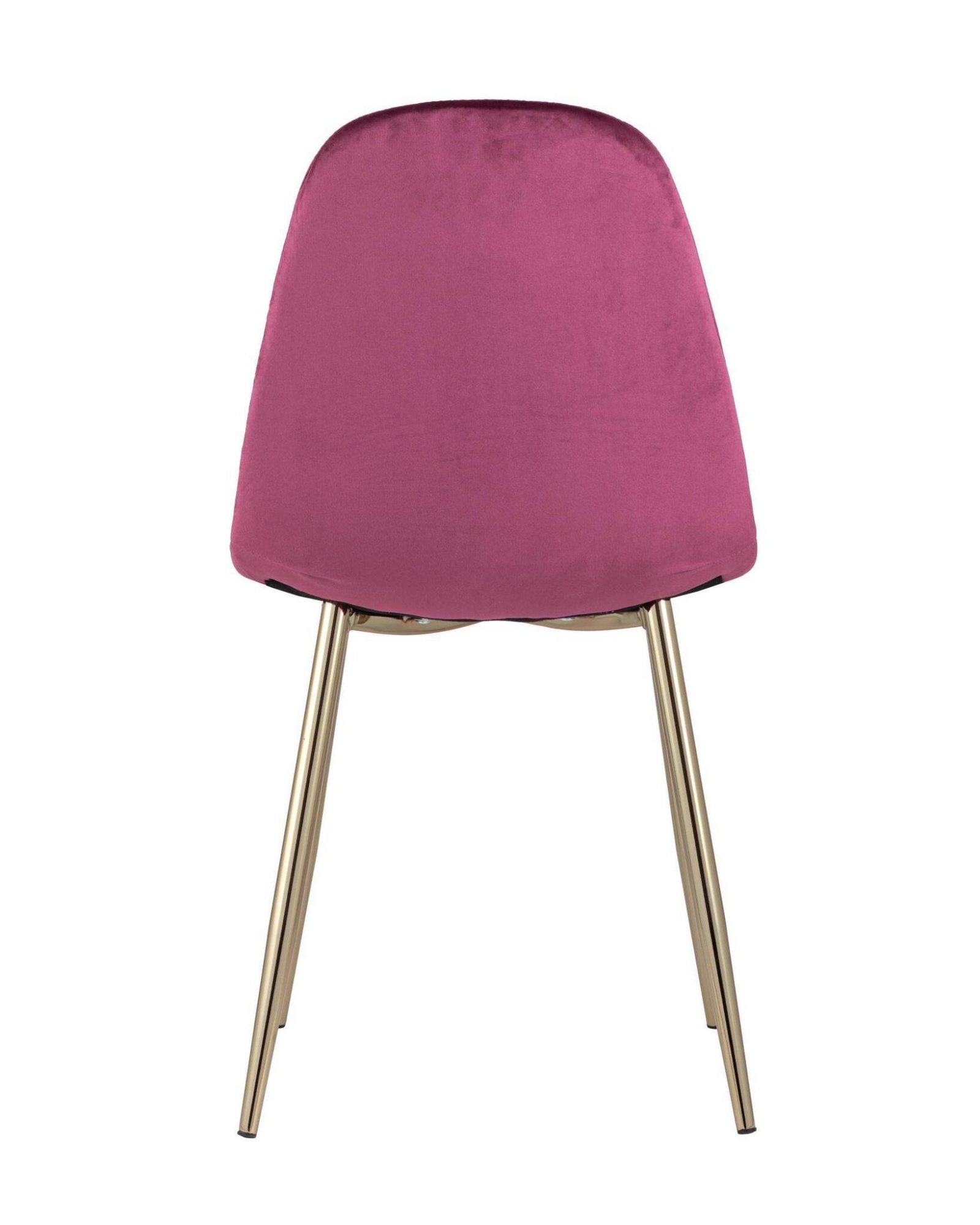 Стул Валенсия велюр бордо золотые ножки Stool Group