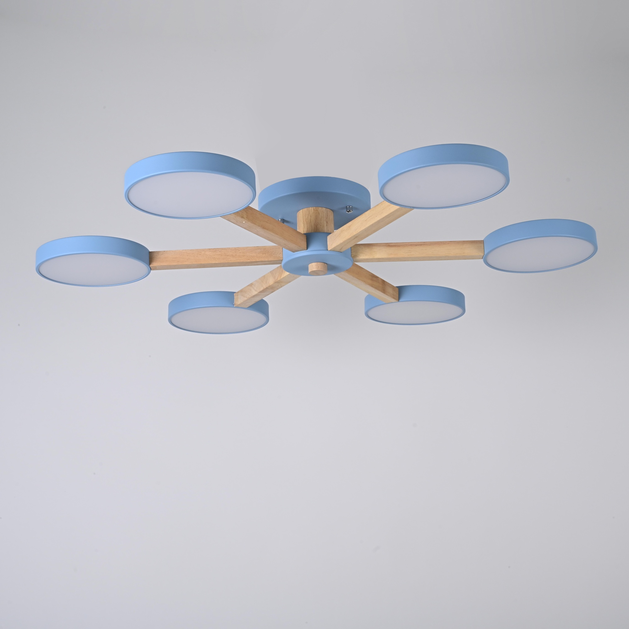 Потолочная люстра TURNA 6 Blue by ImperiumLoft