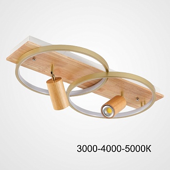 Потолочный светильник DIDRIKA L65 Light Brown Трехцветный свет by ImperiumLoft