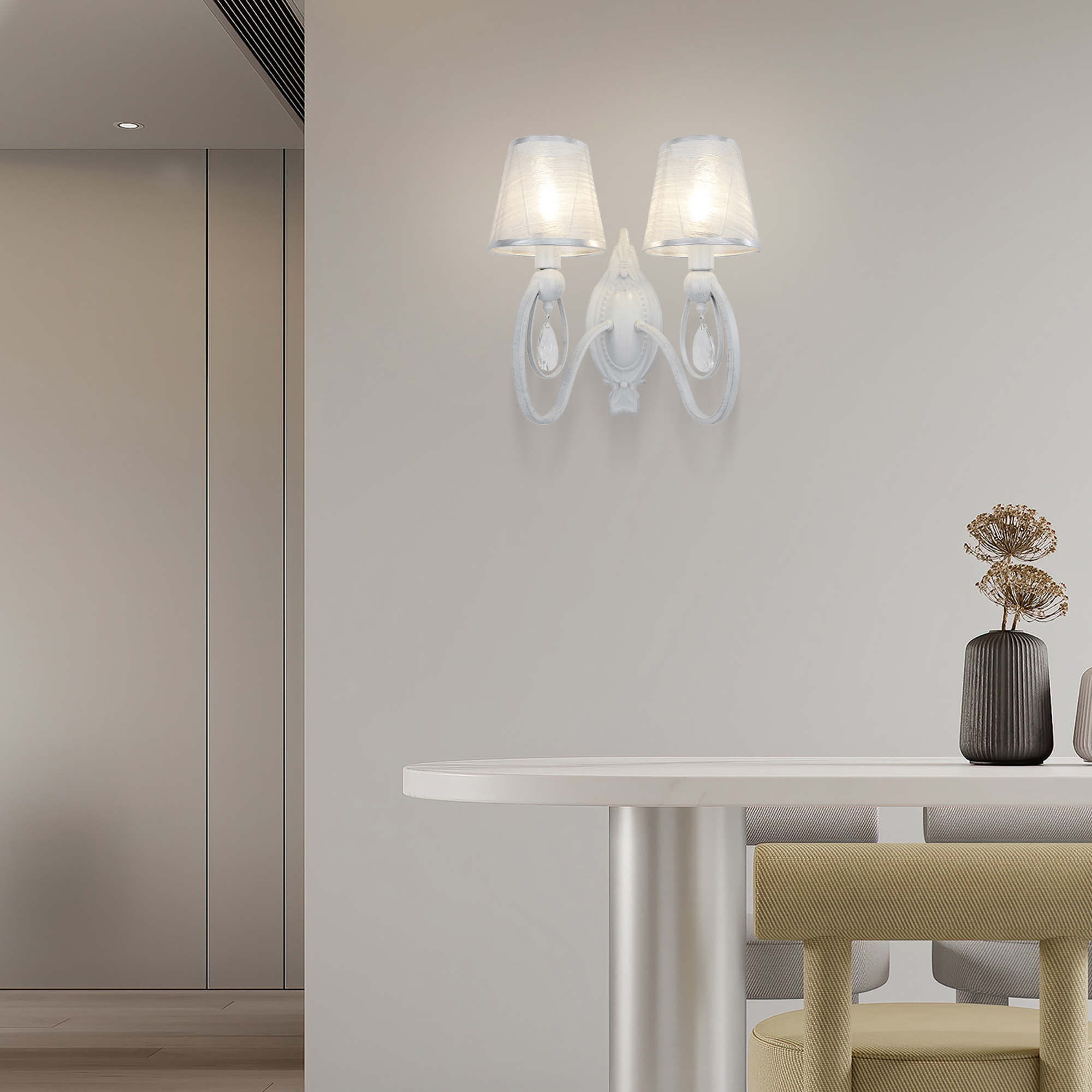 Бра 347203/2W WT+SL Arte Milano