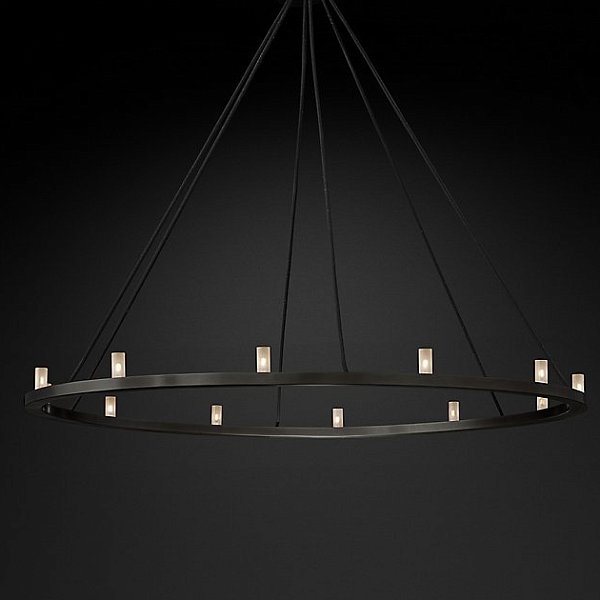 Люстра Restoration Hardware Rennes Round 48" Bronze