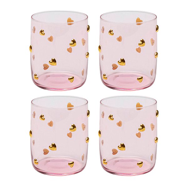 Стакан Party Hearts 9cm (4/part) KARE 47200