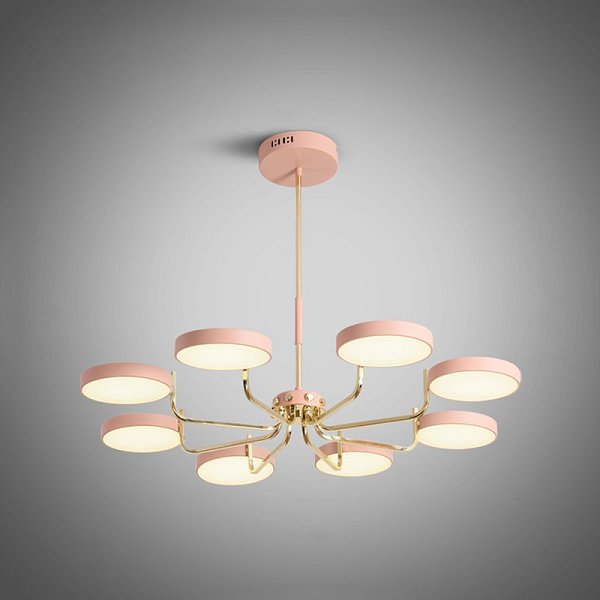 Подвесная люстра TAVIS D93 Pink by ImperiumLoft