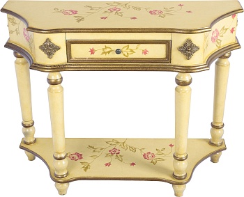 Консоль с ящиком Glasar 35-093