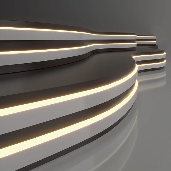 Гибкий неон Elektrostandard Гибкий неон 120Led 10W IP65 3300K с боковым свечен