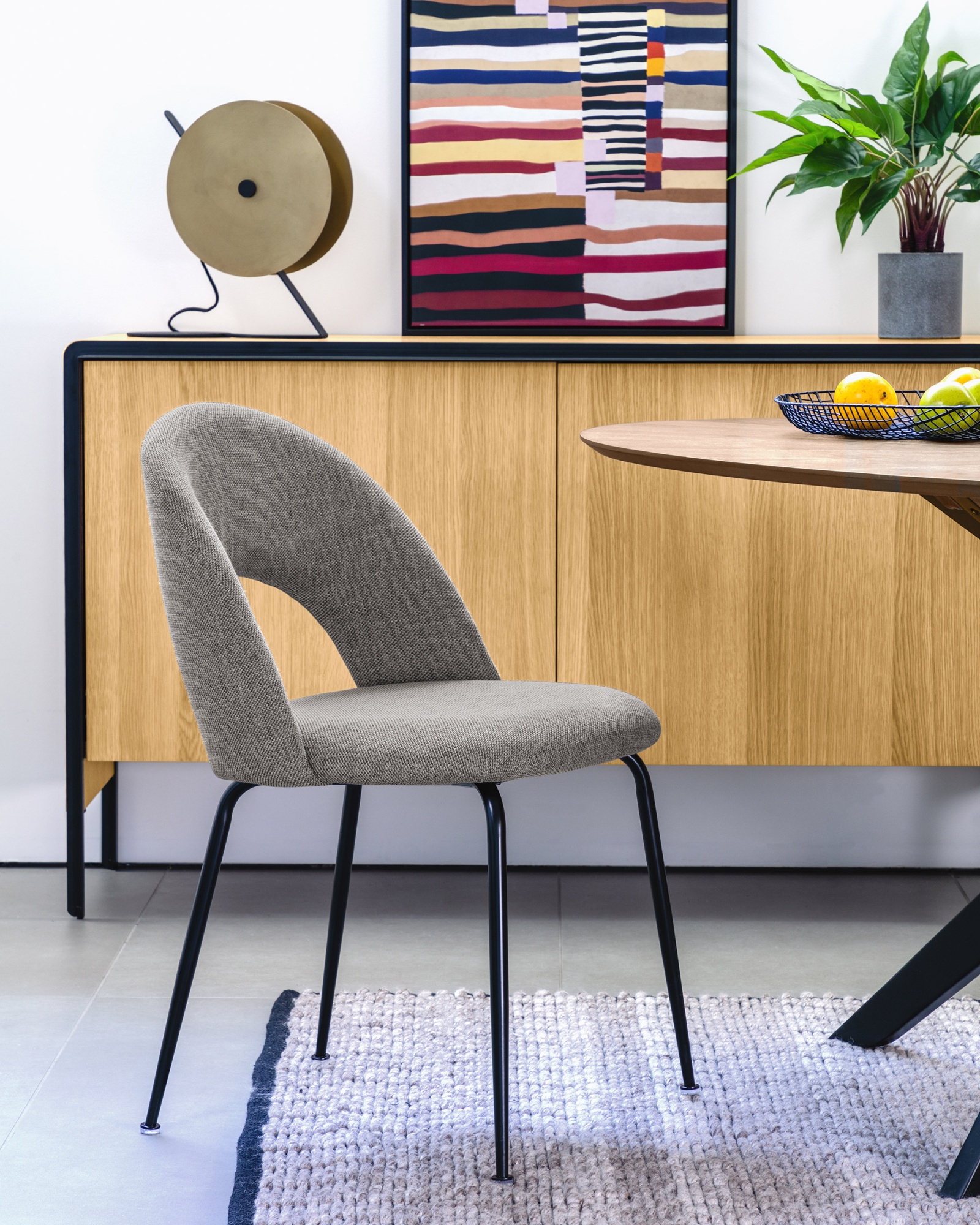 Стул Mahalia светло-серый La Forma (ex Julia Grup)