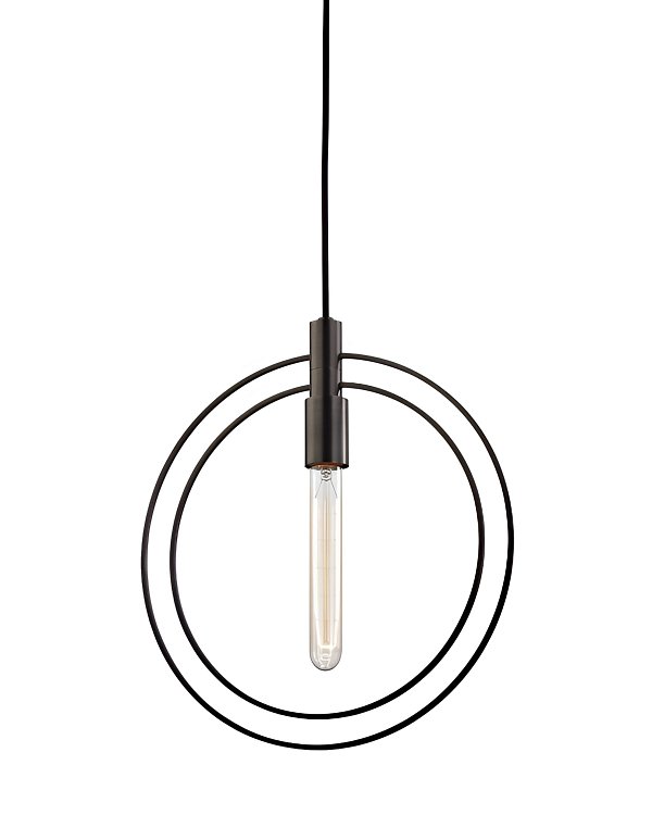 Чёрный подвесной светильник Бекки Louvre Home JJ11137-1DA