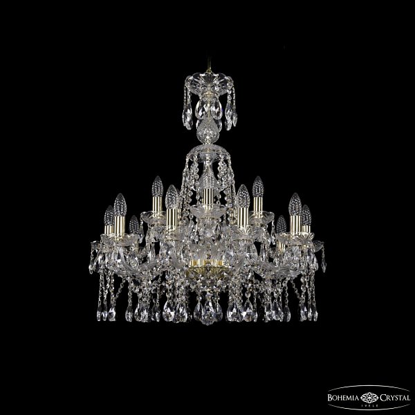 Люстра хрустальная 1413/10+5/220/XL-74 G