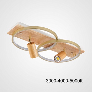 Потолочный светильник DIDRIKA L45 Light Brown Трехцветный свет by ImperiumLoft