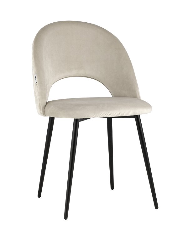 Стул Меган NEW велюр с ромбами бежевый Stool Group