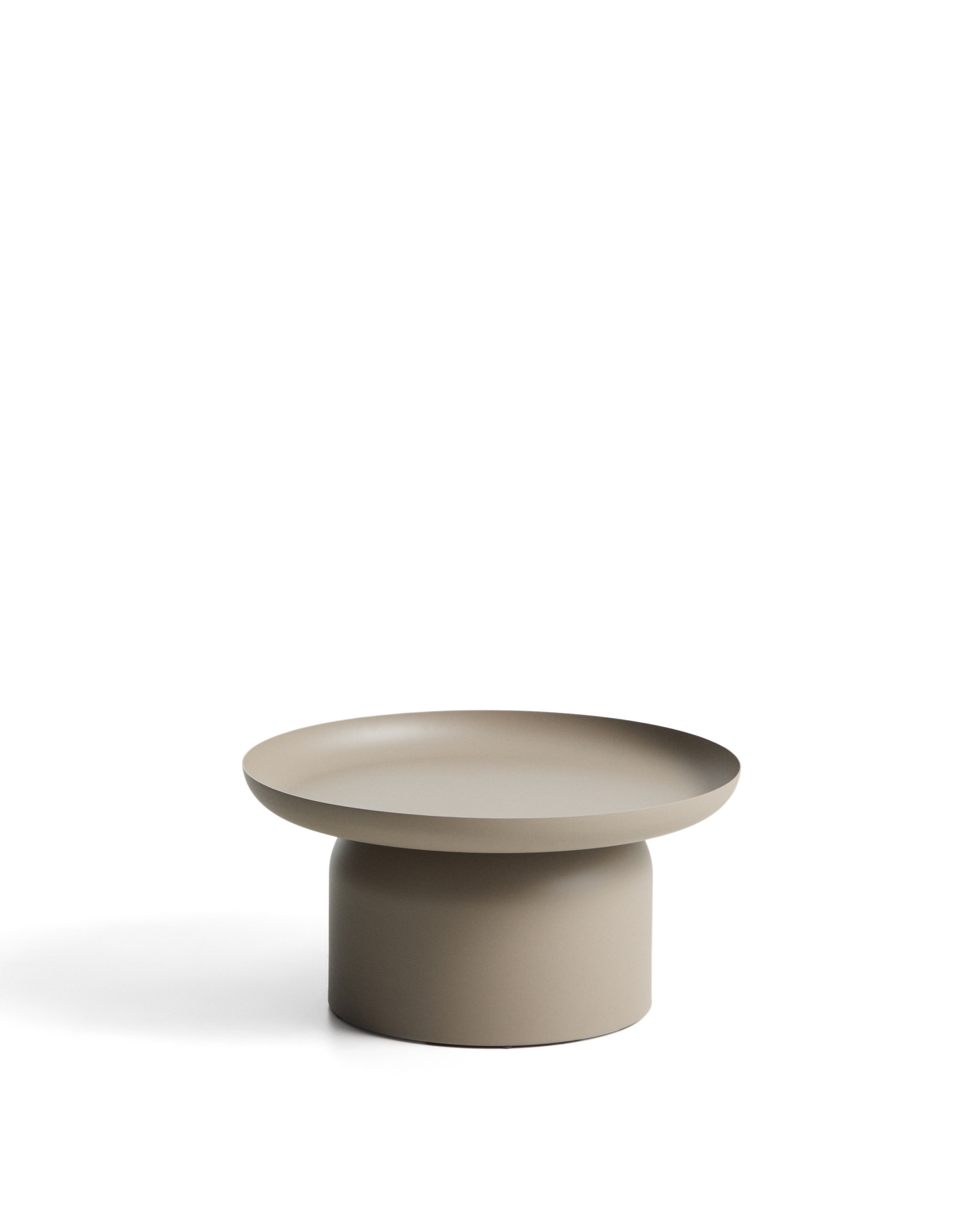 Уличный столик Arcola из алюминия цвета таупе, диаметр 70 см La Forma 482187