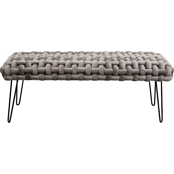 Скамья Weave Grey 128cm KARE 87995