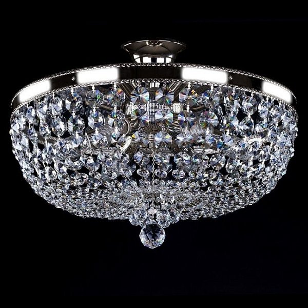 Люстра Artglass GERTA DIA 450 NICKEL ANTIQUE SP