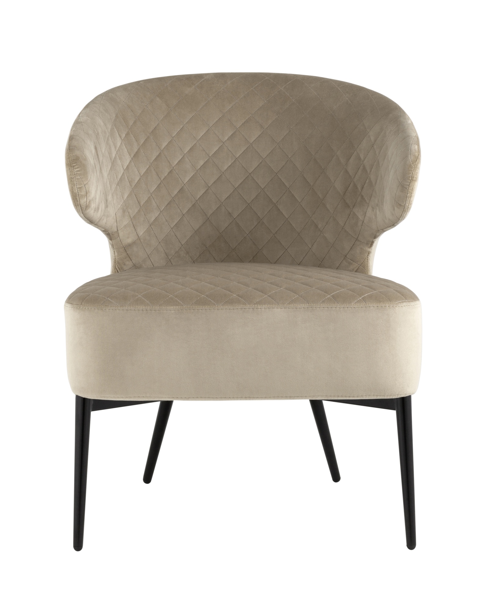 Кресло лаунж Royal велюр бежевый Stool Group