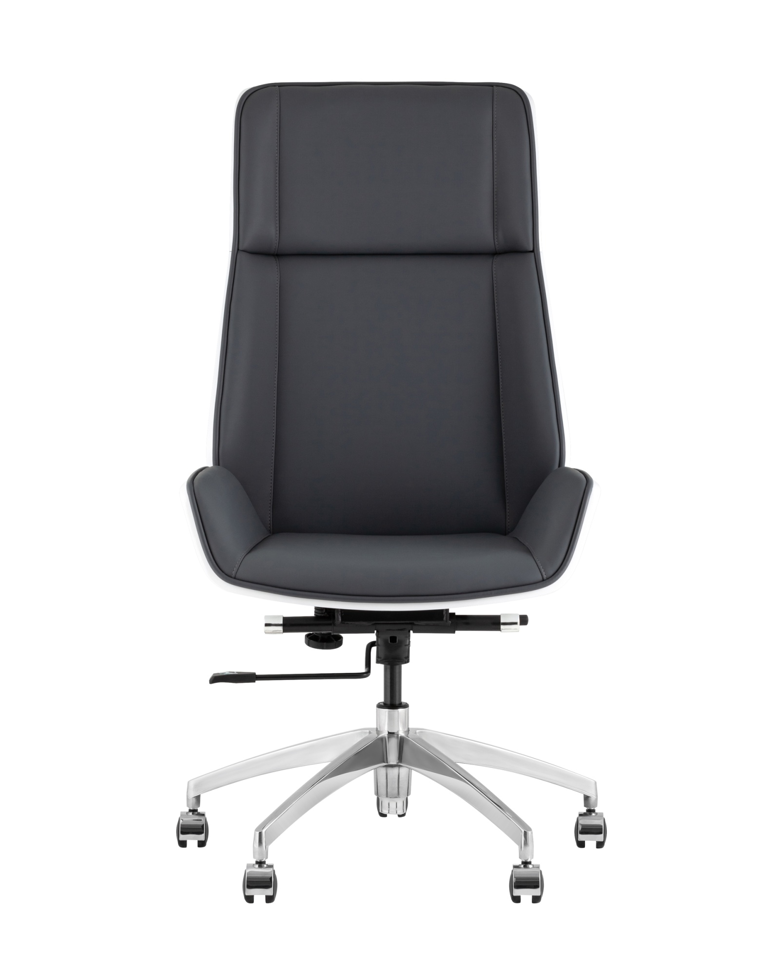 Кресло руководителя TopChairs Crown SN серо-голубой Stool Group