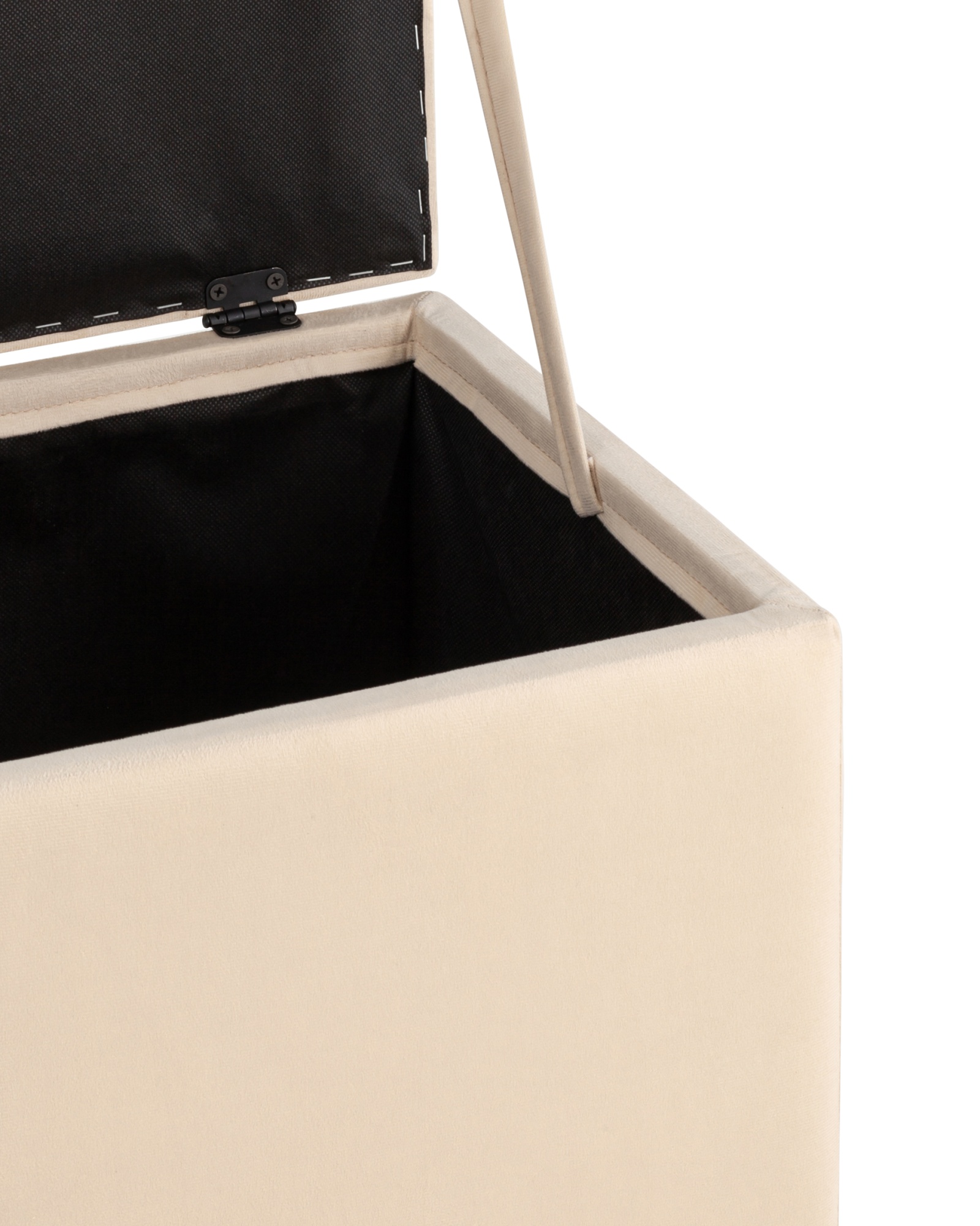 Пуф с крышкой Нильсон велюр бежевый Stool Group