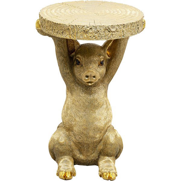 Приставной стол Animal Pig Ø34cm KARE 70204