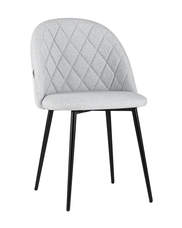 Стул Марсель микровелюр светло-серый Stool Group