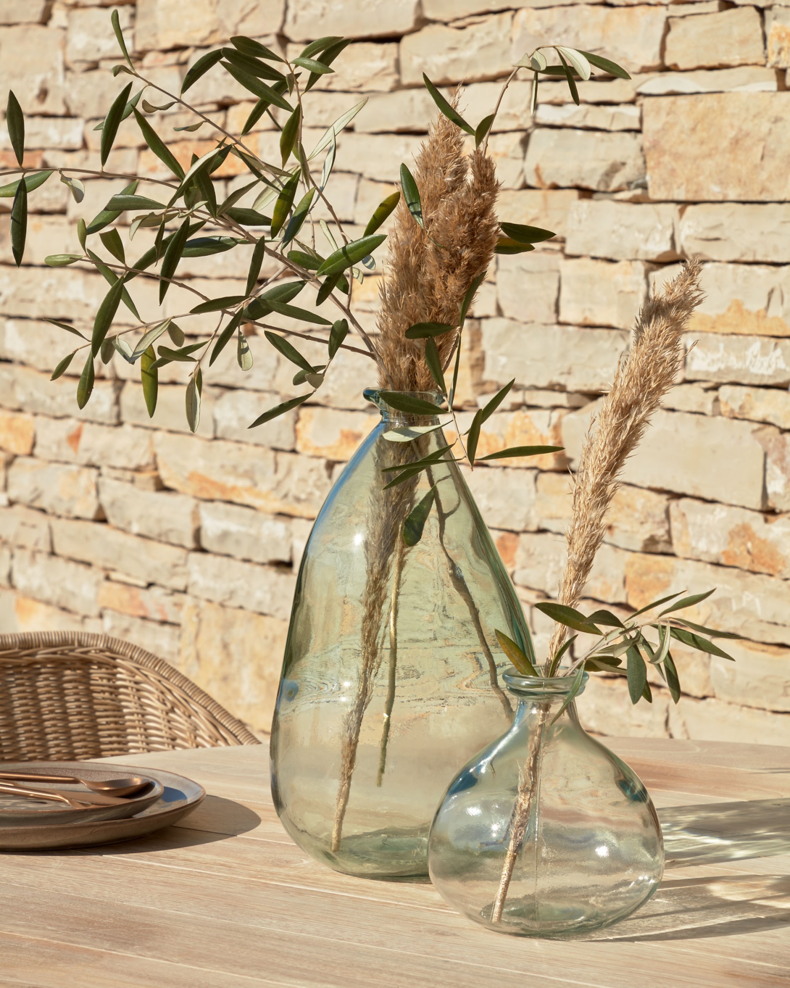 Ваза Anner 36 cm прозрачное стекло La Forma (ex Julia Grup)