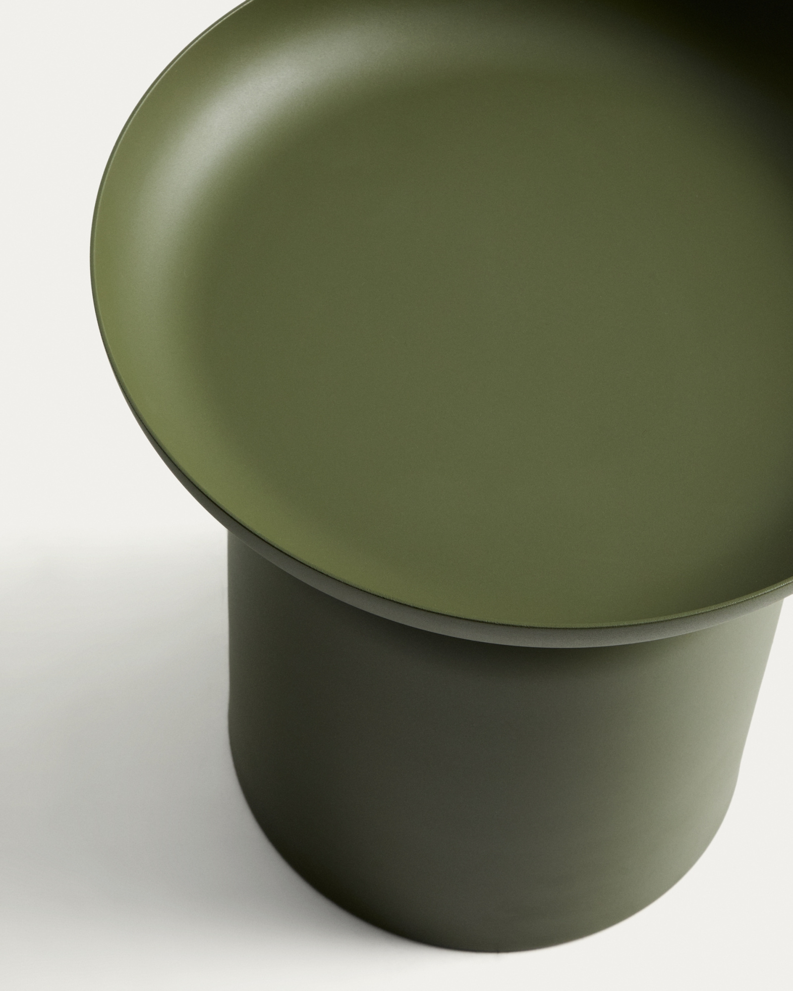 Уличный столик Arcola из зеленого алюминия, диаметр 45 см La Forma 482175