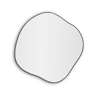 Organic M Black Зеркало в тонкой раме Smal Art-Zerkalo SM127BL