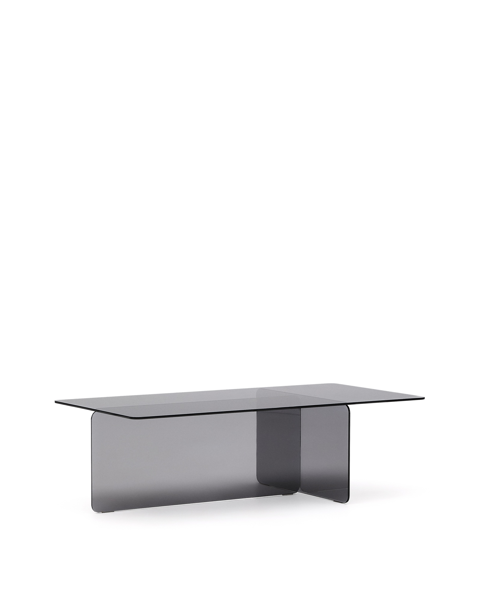 Журнальный столик Zaren из серого закаленного стекла, 120 x 60 см La Forma (ex Julia Grup)