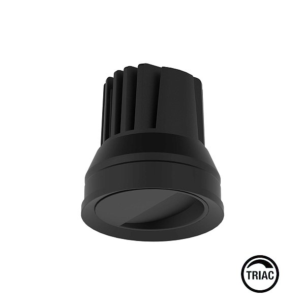 Встраиваемый светильник ELIOS BAСADOR IP20 10W черный 36є 2700K TRIAC Faro
