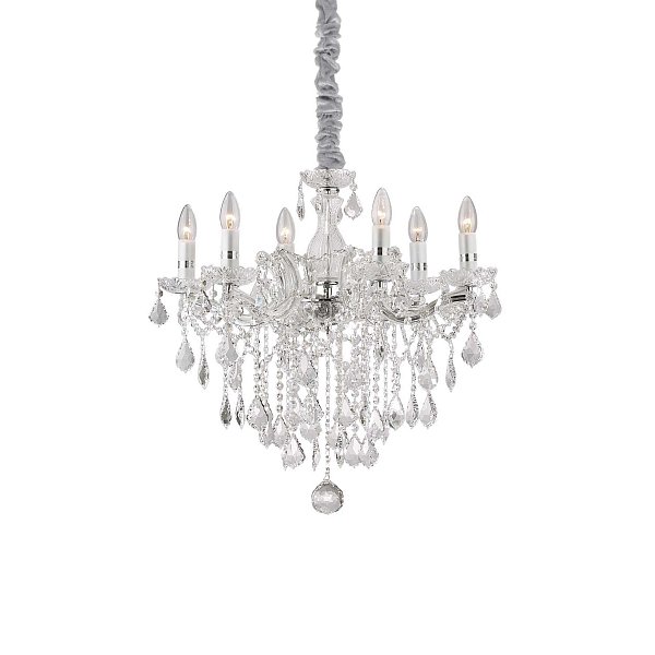 Потолочный светильник Ideal Lux FLORIAN SP6 CROMO 035628
