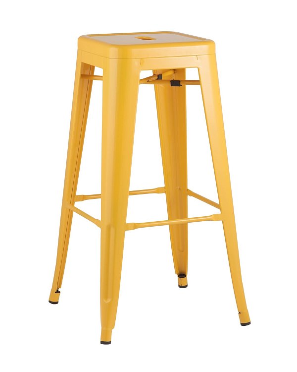 Стул барный TOLIX желтый глянцевый Stool Group