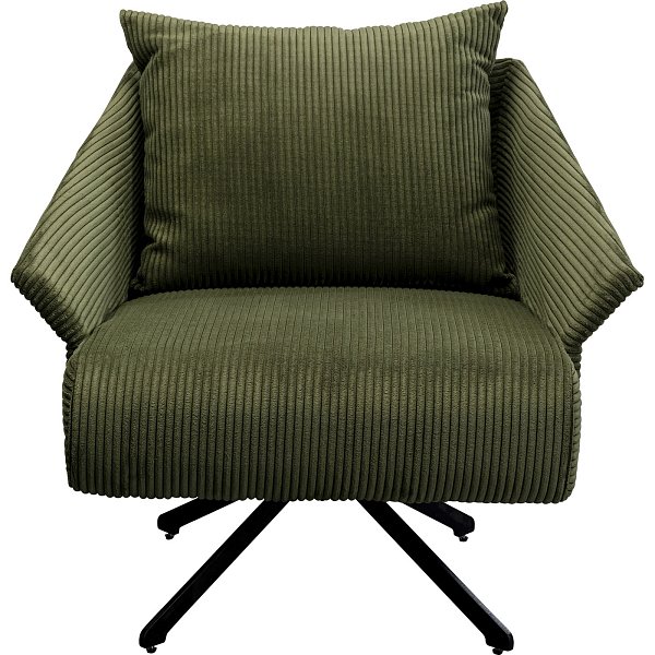 Кресло вращающееся Milo Green KARE 87838