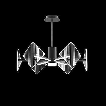 Потолочная люстра KEEN L6 Black by ImperiumLoft