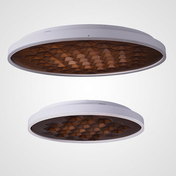 Потолочный светильник HONEY D80 White/Dark wood by ImperiumLoft