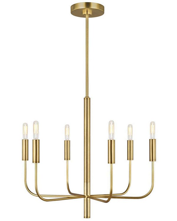 Люстра с 6-ю лампами Уорвик Louvre Home JJ10541-6DA