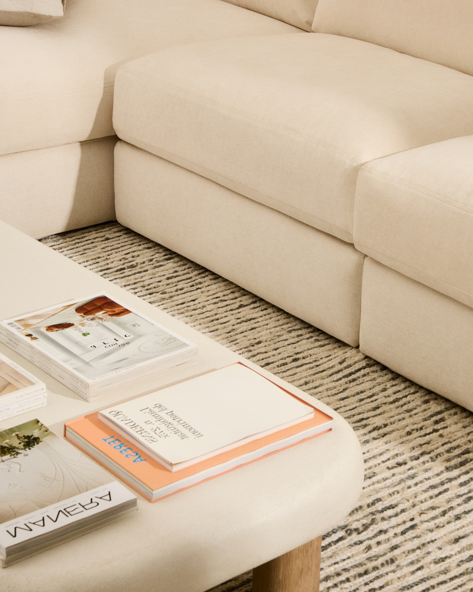 Alea 4-местный модульный диван с левым шезлонгом и съемным чехлом 310 см La Forma (ex Julia Grup)