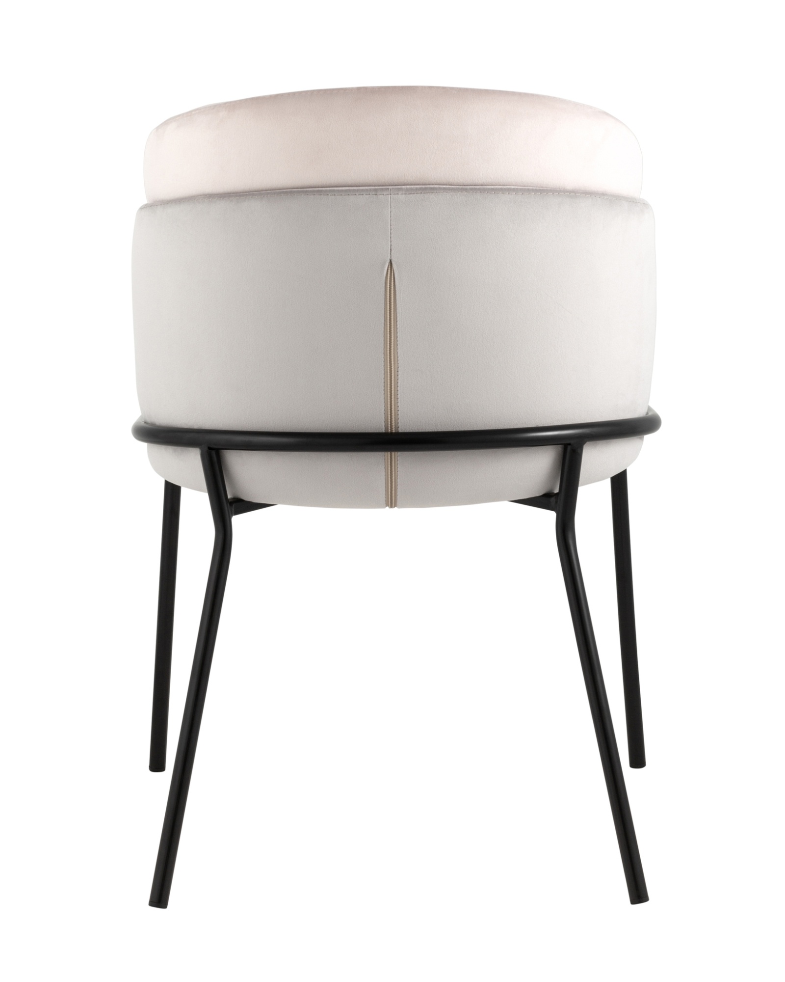 Стул Дабл велюр серый с розовой вставкой Stool Group