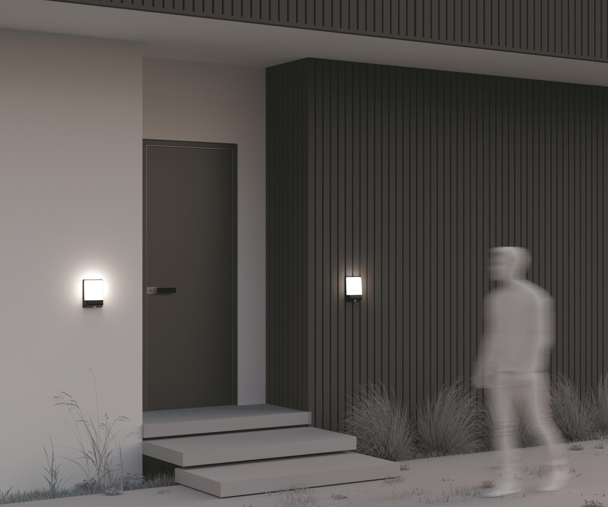 Настенный светильник (бра) Outdoor O448WL-L9GF3KSR