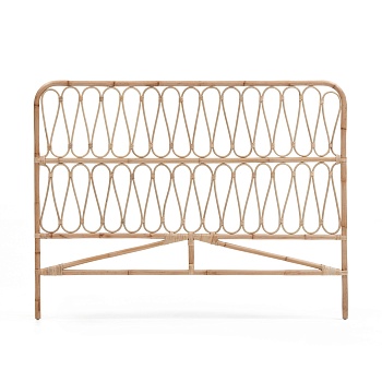 Caterina Изголовье из ротанга с натуральной отделкой для кроватей 150 см La Forma (ex Julia Grup)