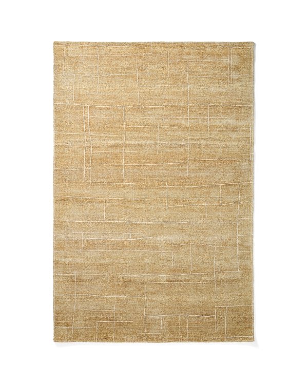 Ковер Eloda из шерсти и вискозы горчичного цвета, 160 x 230 см La Forma 481871