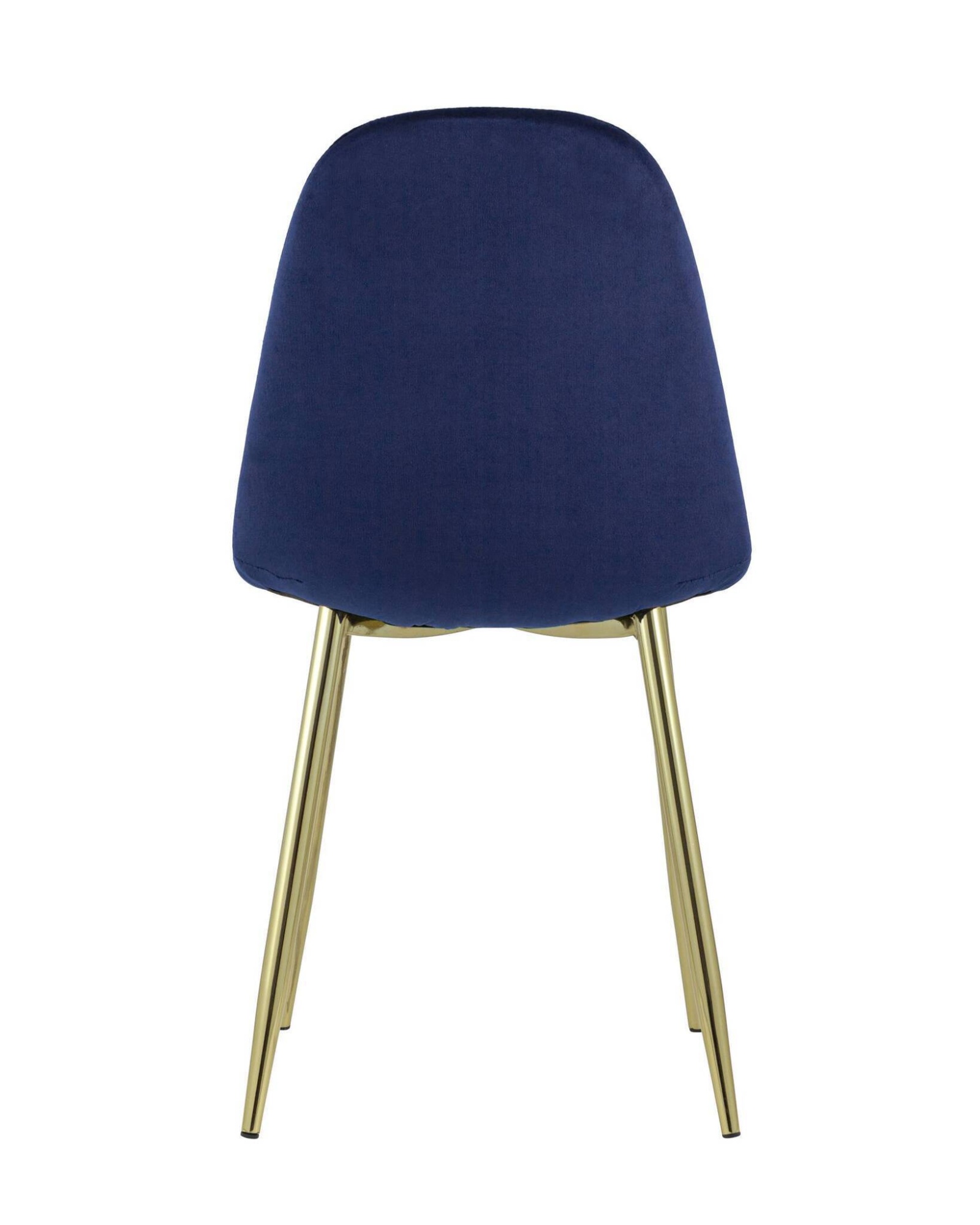 Стул Валенсия велюр синий золотые ножки Stool Group