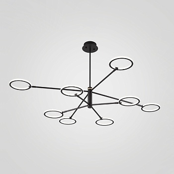 Люстра на штанге RINGLETS D White by ImperiumLoft