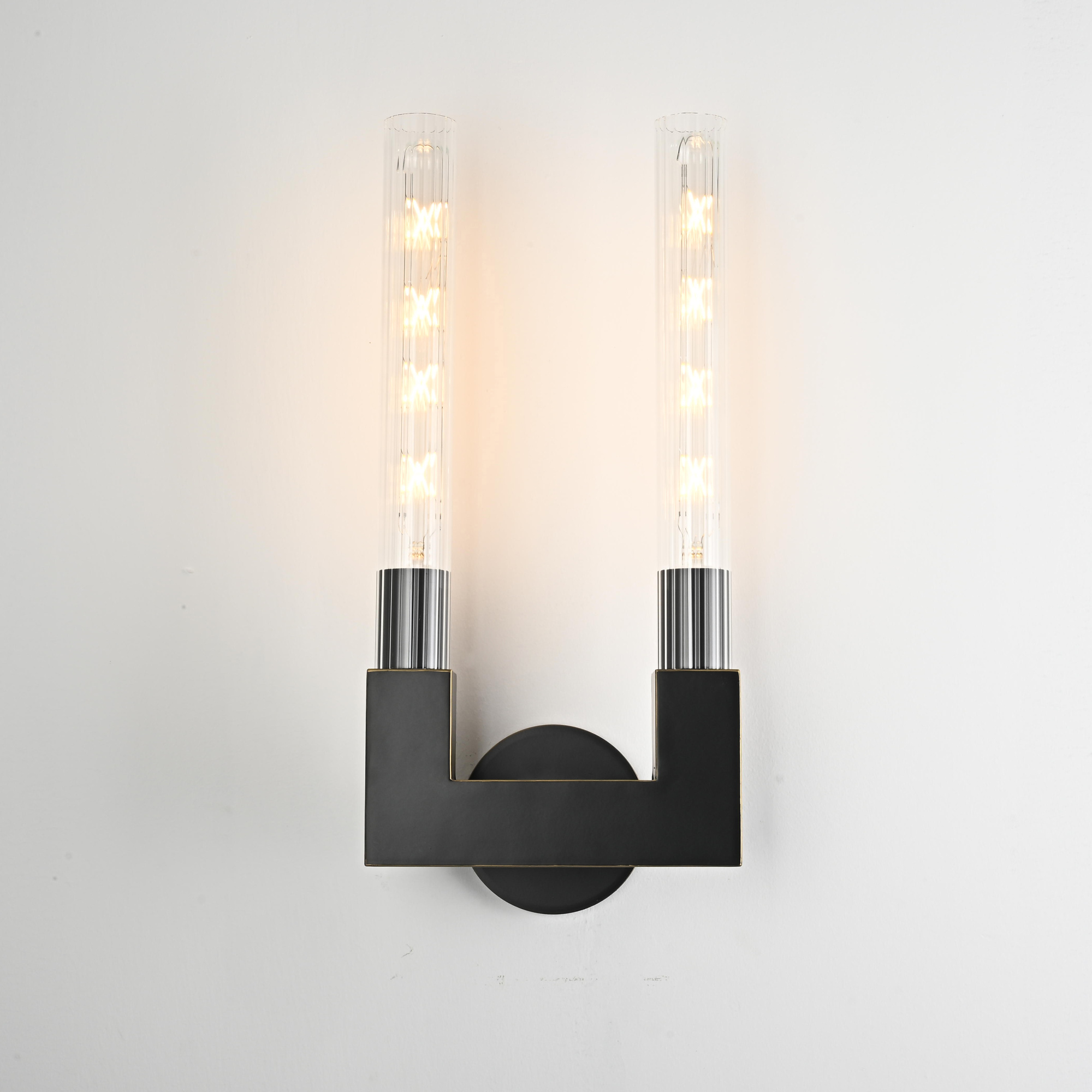 Бра Rh Cannelle Wall Lamp Double Sconces Black By Imperiumloft