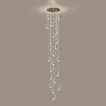 Подвесной светильник LUANA MORE L24 Black by ImperiumLoft